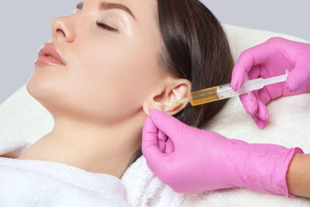Earlobe repair procedure at Ayla Skin Clinic